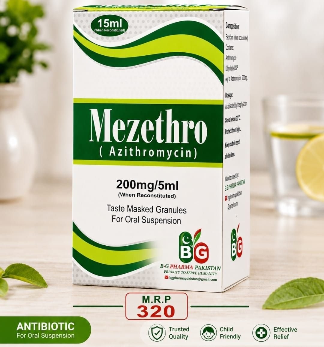 Mezethro — Azithromycin