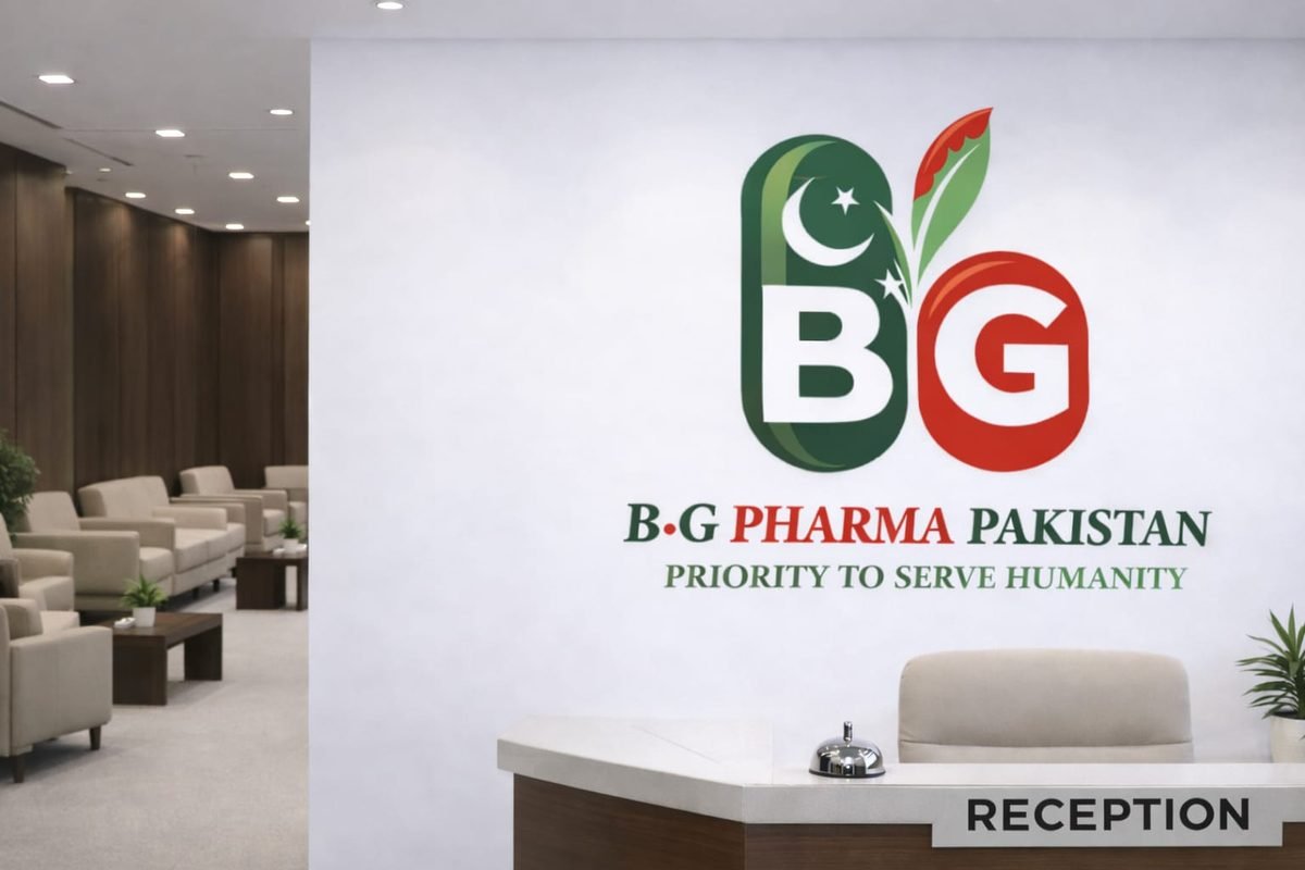 B·G Pharma Pakistan reception area